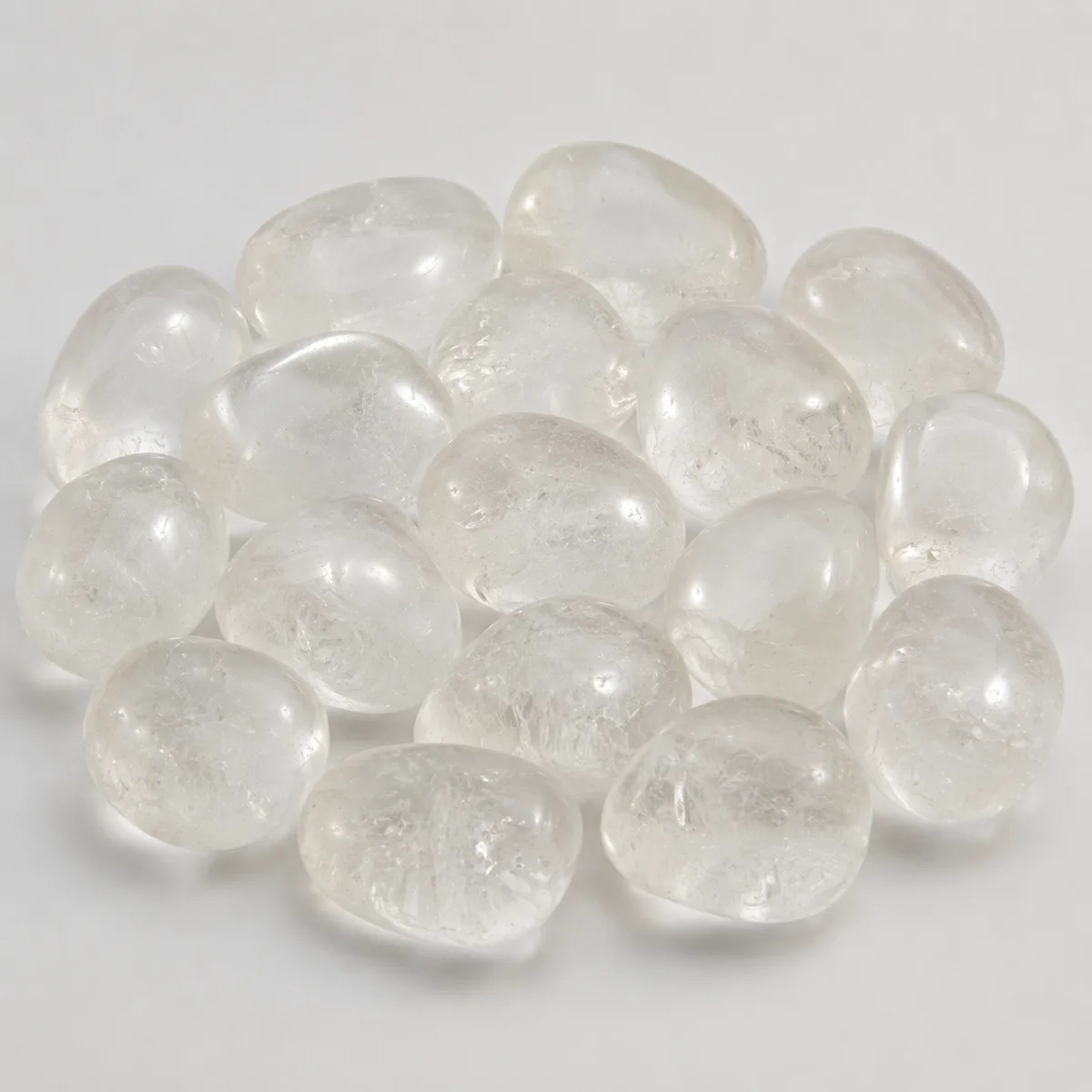 Pedra Rolada Cristal de Quartzo
